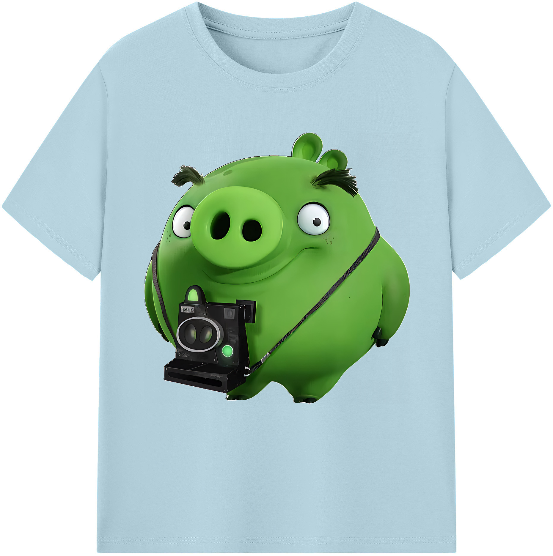 （画像用） Angry Birds アングリーバード 綿100％半袖Tシャツ（フロントプリント）